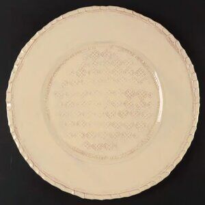Vietri Bellezza Buttercream Service Plate Charger Handmade Italy
